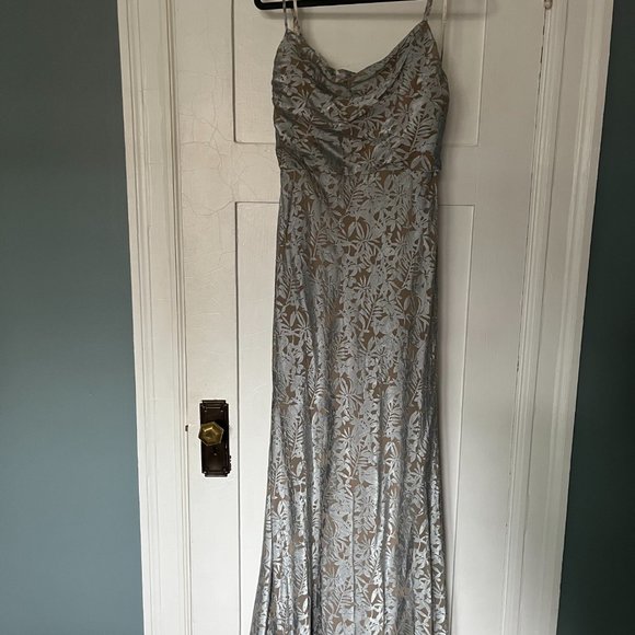 Jenny Yoo Dahlia Whisper Blue Dress - Picture 6 of 6